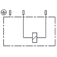 不含突波抑制器線圈